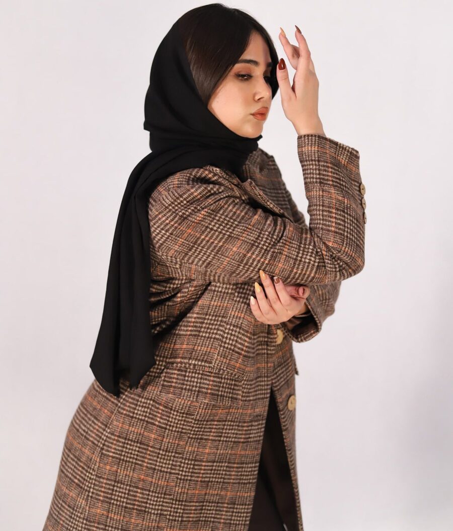 پالتو فوتر چهارخانه - Image 2