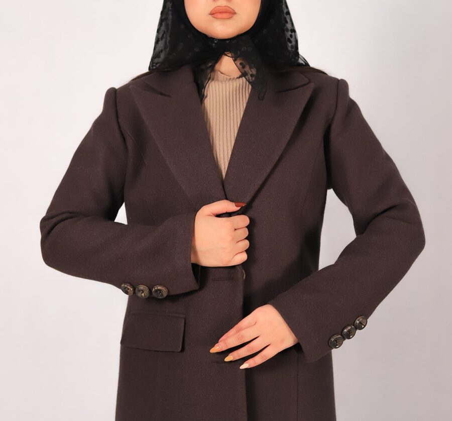 پالتو فوتر قهوه ای - Image 4