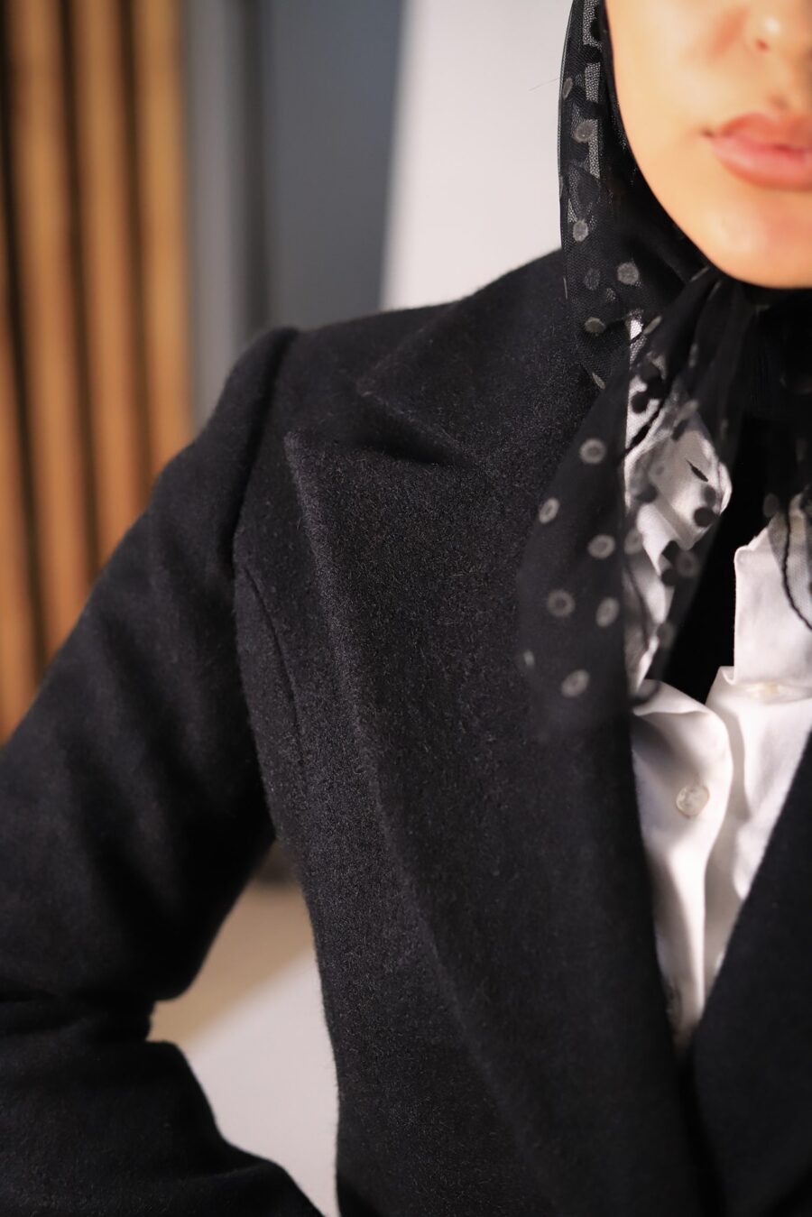 پالتو فوتر مشکی - Image 3