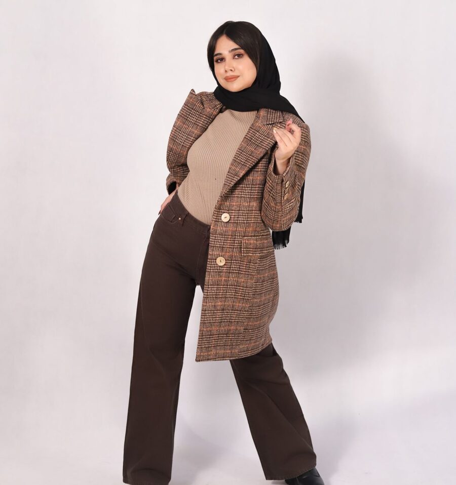 پالتو فوتر چهارخانه - Image 1