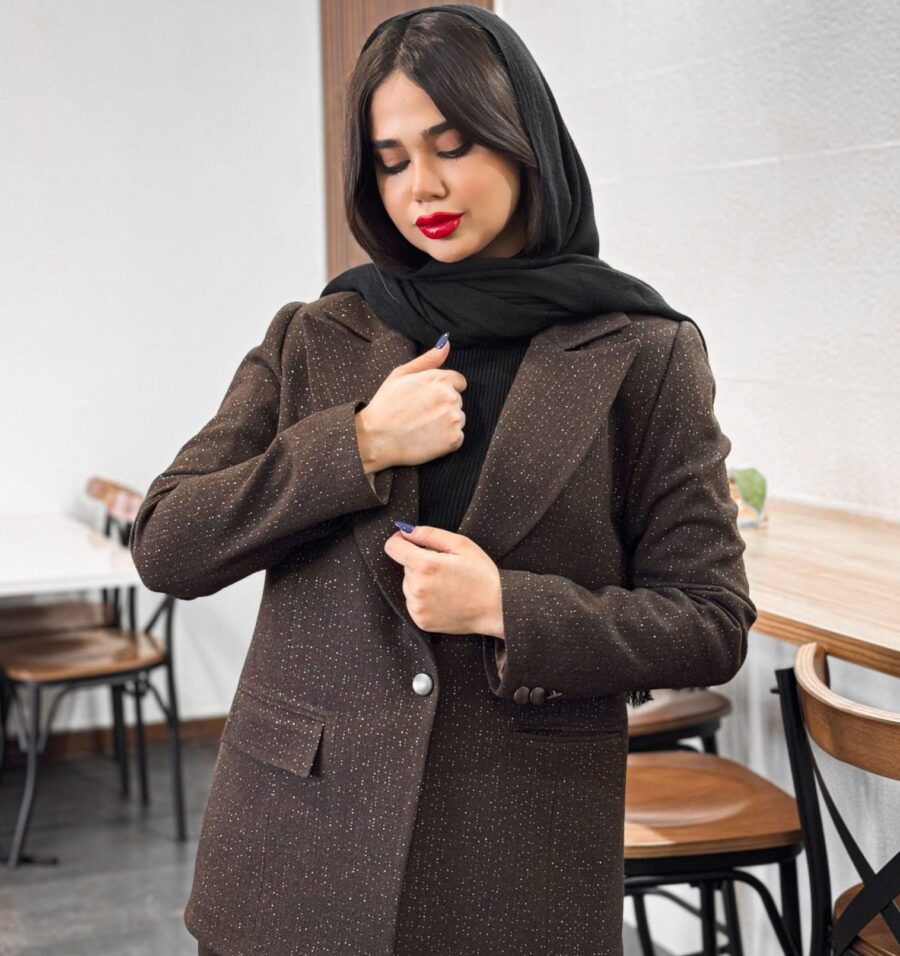 کت و شلوار زنانه پاییزه مدل شاین دار - Image 1