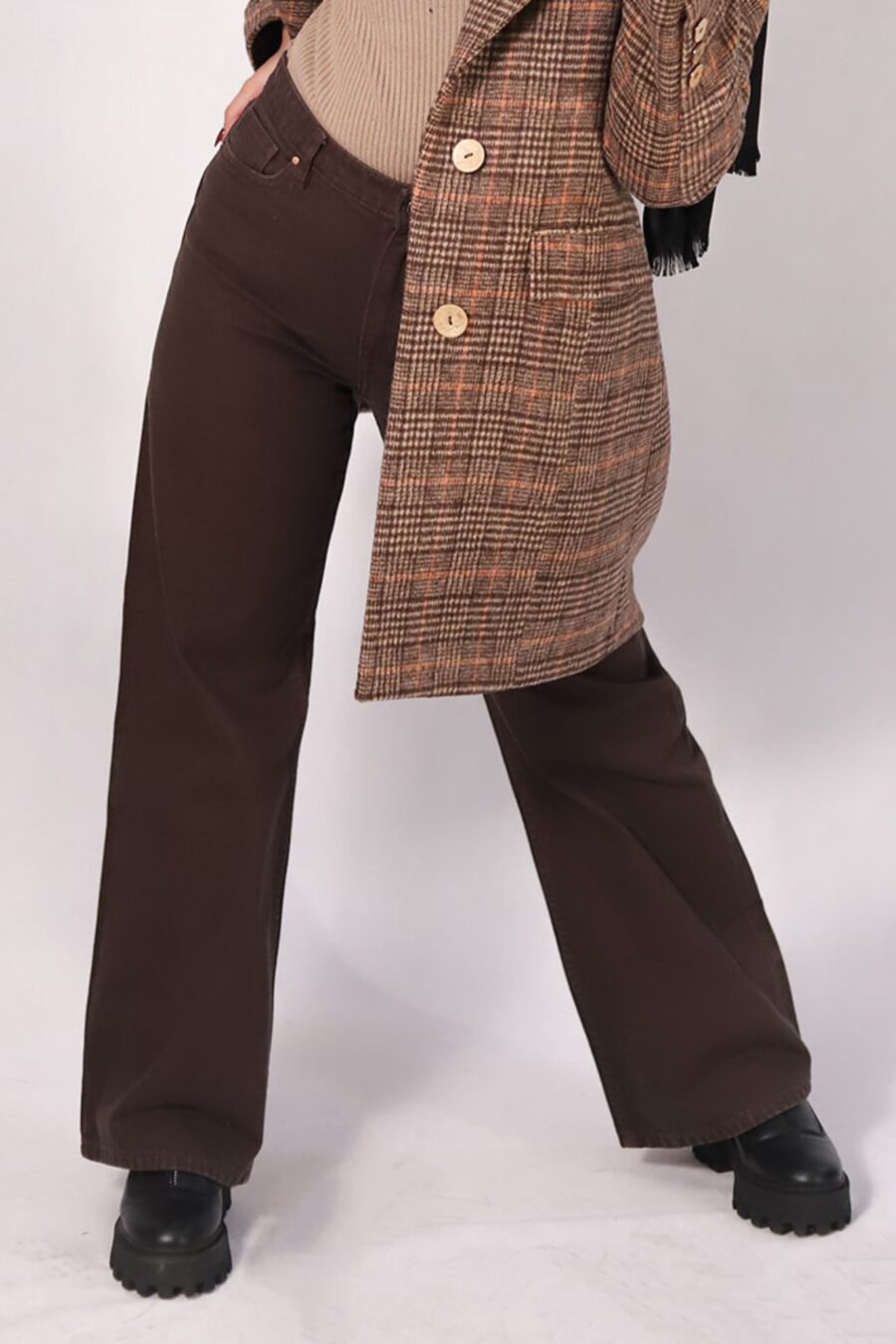 پالتو فوتر چهارخانه - Image 4