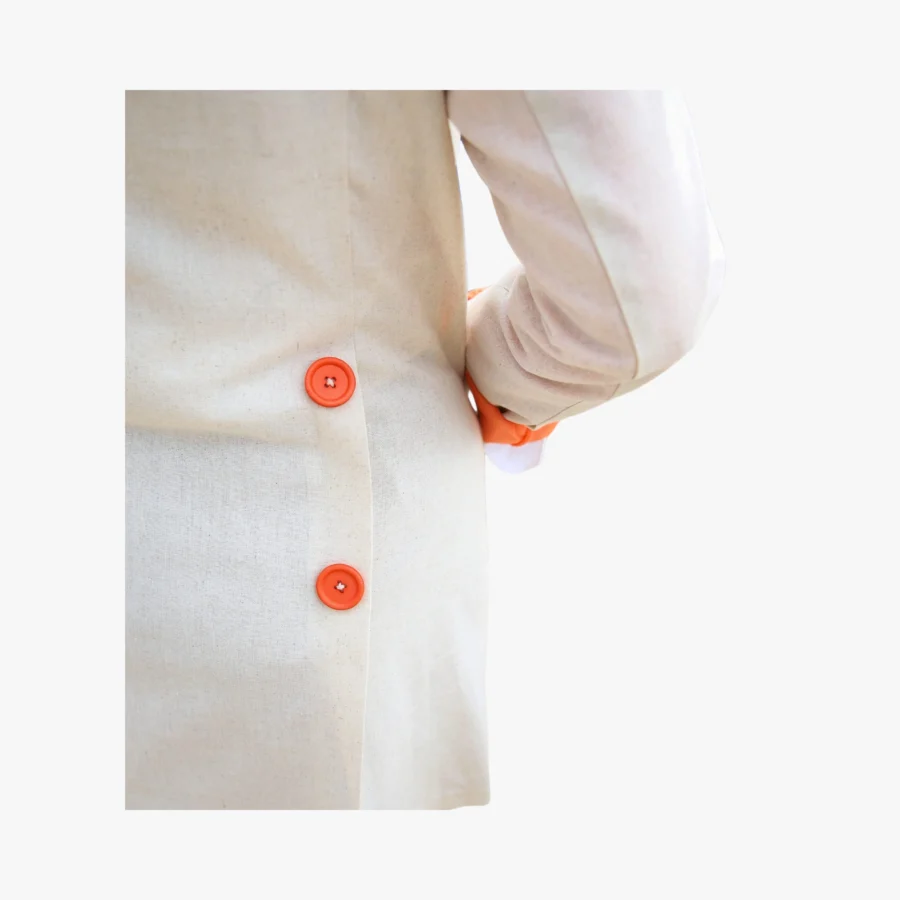 تک کت زنانه لینن سری VERNAL - Image 6