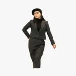 کراپ کت و دامن طرح جناقی