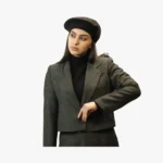 کراپ کت و دامن طرح جناقی