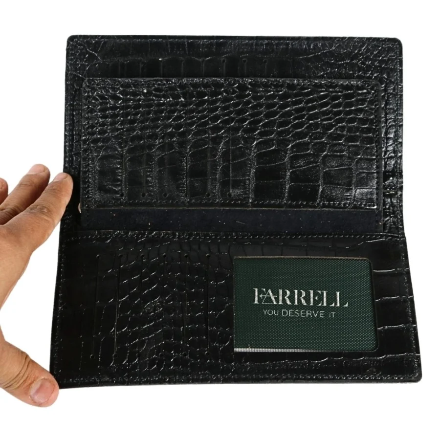 جا کارتی چرم مشکی - Image 4