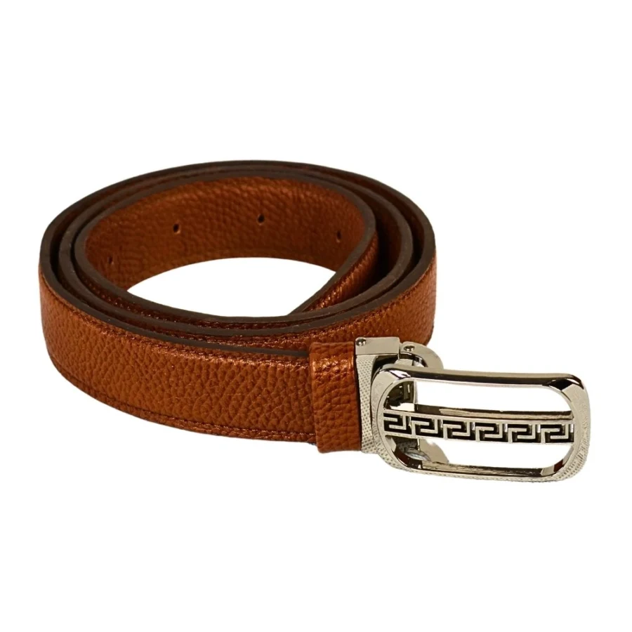 کمربند چرم مردانه مدل wawe - Image 1