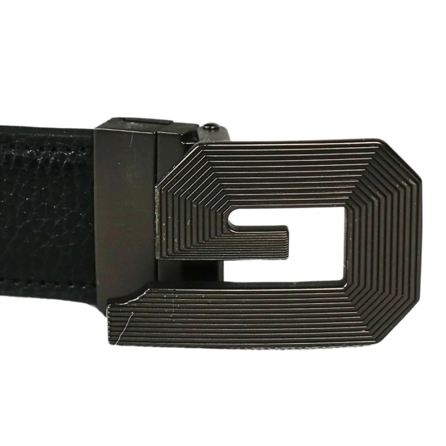 کمربند چرم مردانه طرح جی - Image 3