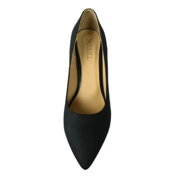 کفش مشکی پاشنه باریک ساده