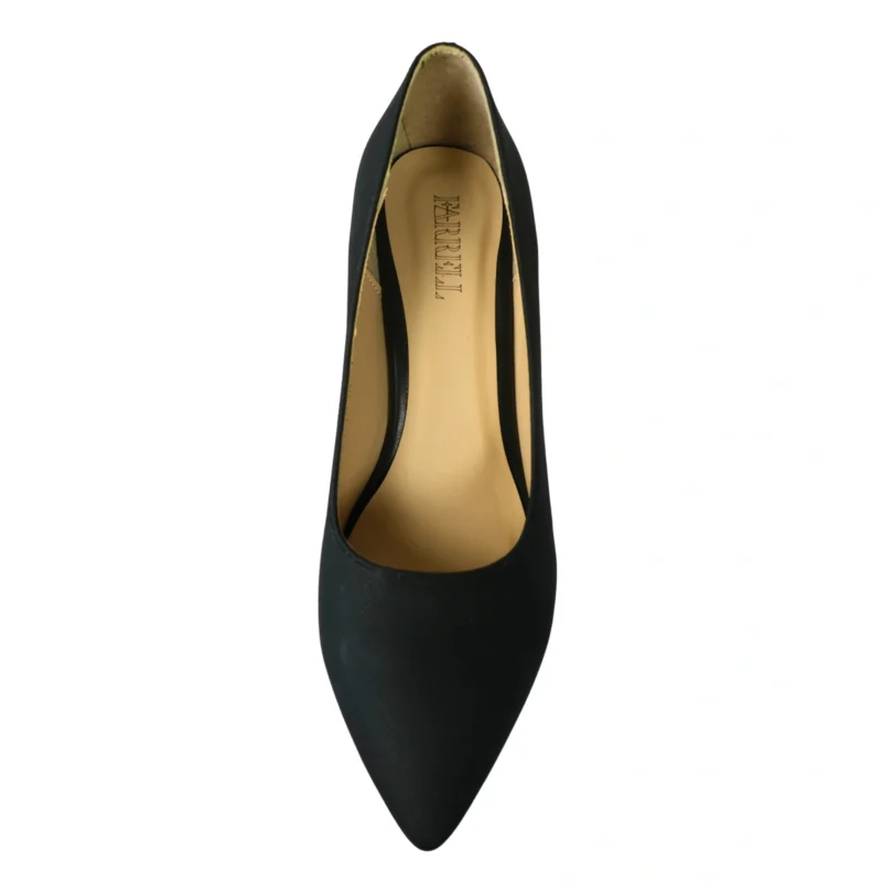 کفش مشکی پاشنه باریک ساده