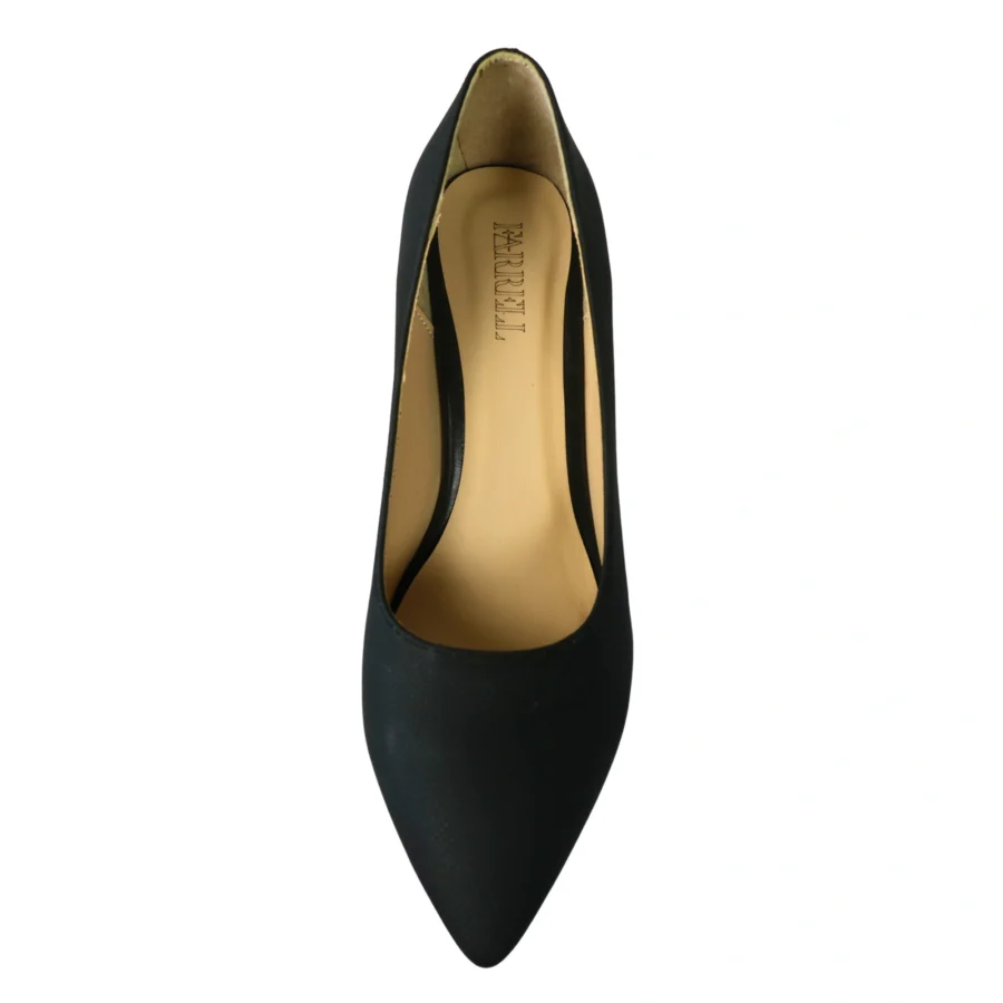 کفش مشکی پاشنه باریک ساده