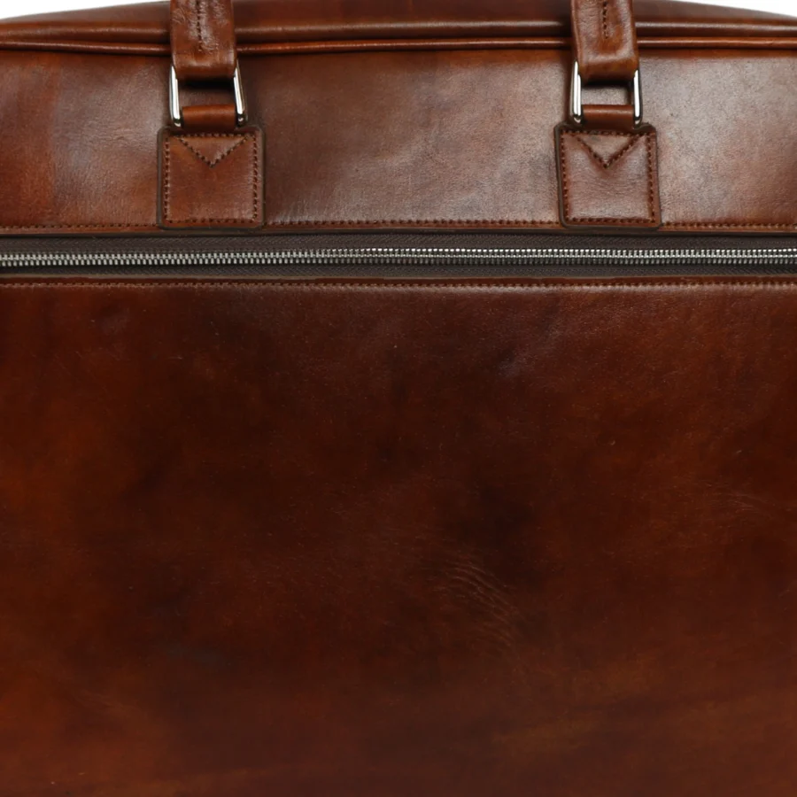 کیف اداری چرم فارل طرح پتینه مدل دیپلمات - Image 3