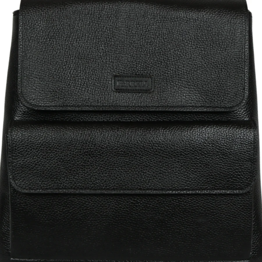 کوله پشتی چرم فارل مدل فولیتر مشکی - Image 6