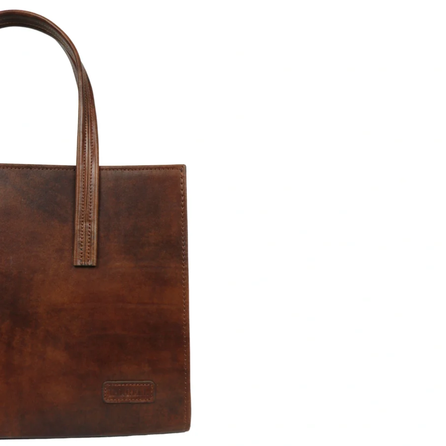 کیف زنانه اداری چرم طرح پتینه‌ فارل - Image 6