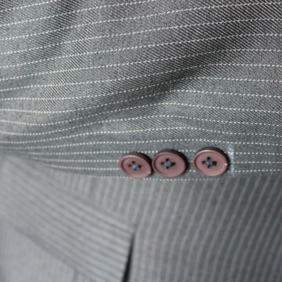 مانتو شلوار اداری زنانه فارل راه راه مدل 2025 - Image 12