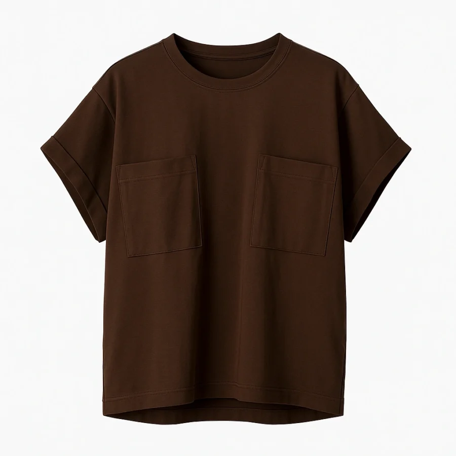 تی شرت زنانه ساده فری سایز اسپورت