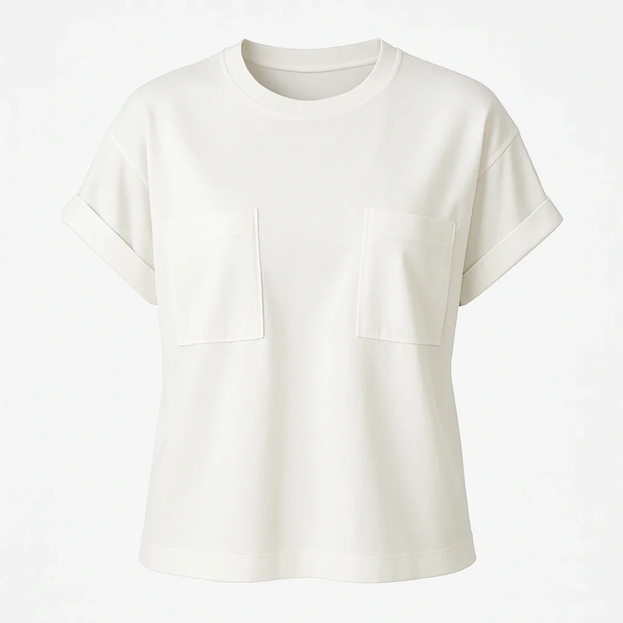 تی شرت زنانه ساده فری سایز اسپورت