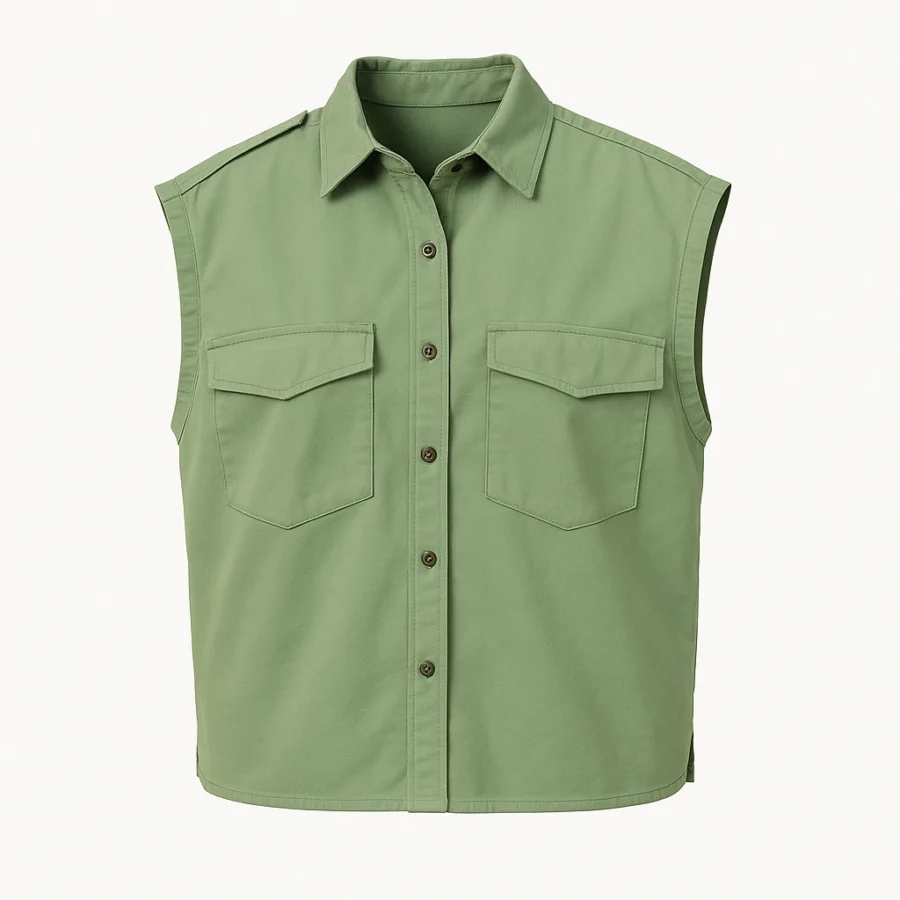 وست کتان زنانه مدل طبیعت