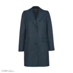 مانتو شلوار ادرای چهارخانه یقه بلیزر