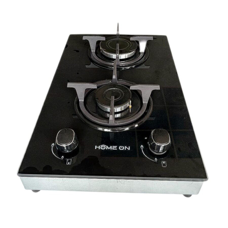 اجاق گاز صفحه ای هومان دو شعله عمودی رومیزی مدل آلما A1 FV2C - Image 1