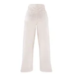 شلوار کتان زنانه شیری