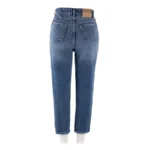 شلوار جین زنانه آبی مدل مام استایل