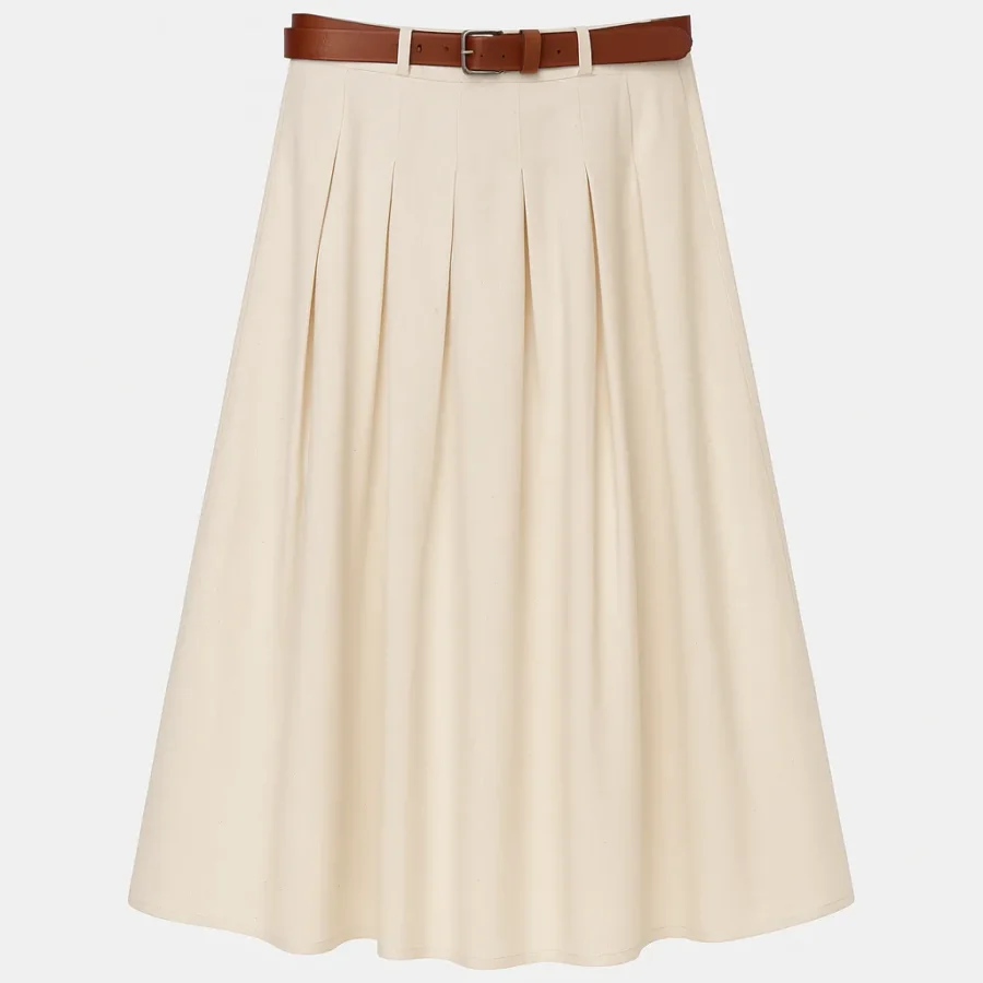 دامن زنانه مدل پیله دار فری سایز