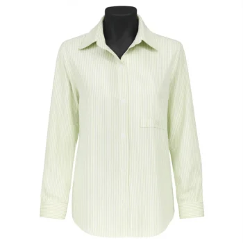 شومیز سبز راه راه زنانه فری سایز