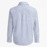 شومیز زنانه آبی راه راه فری سایز