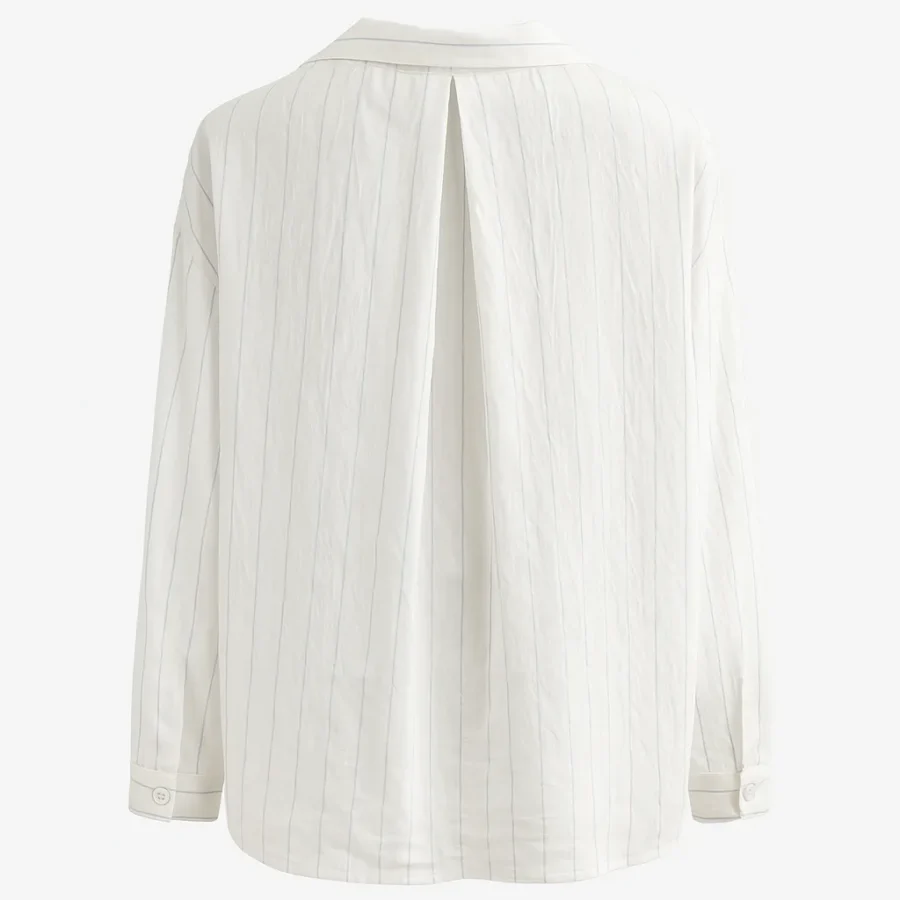 شومیز راه راه ریز زنانه مدل پروانه