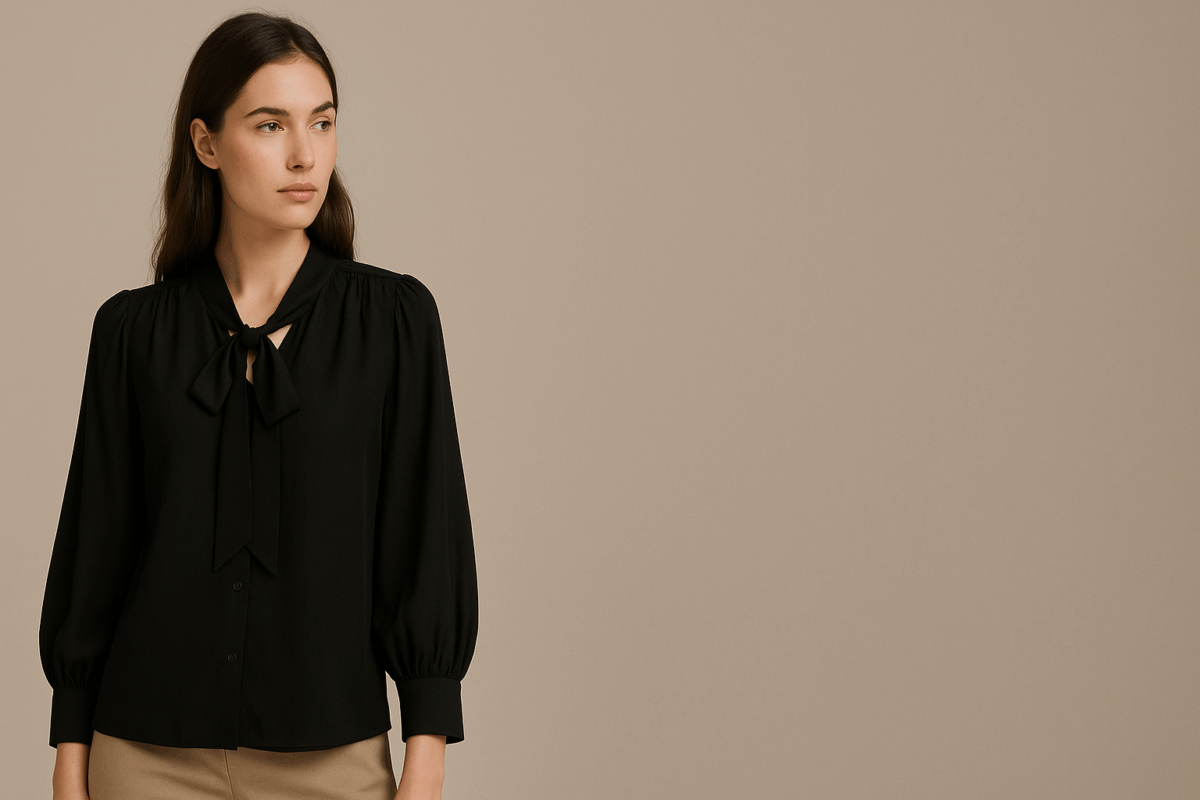 جدیدترین مدل‌های شومیز مشکی 1404