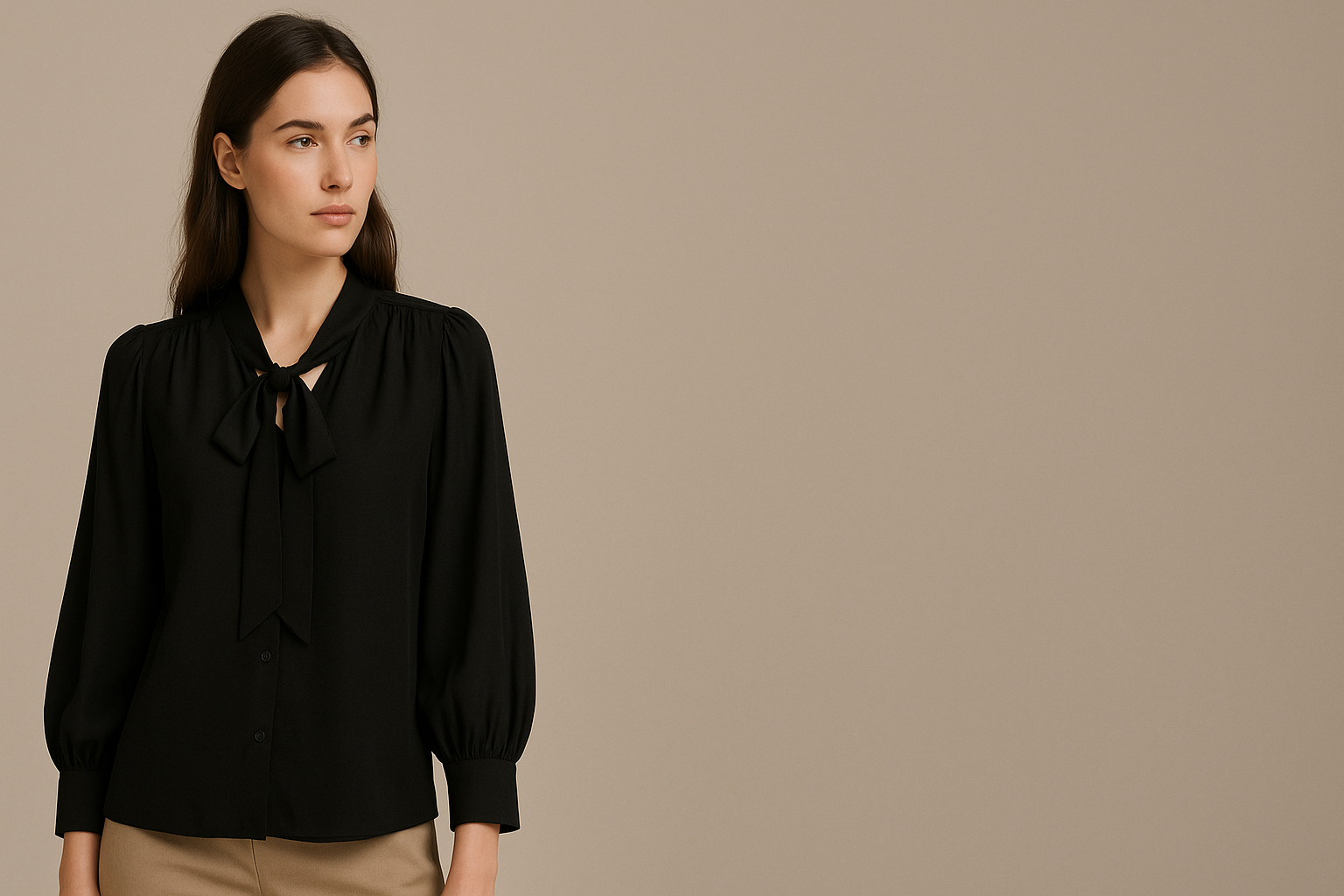 جدیدترین مدل‌های شومیز مشکی 1404