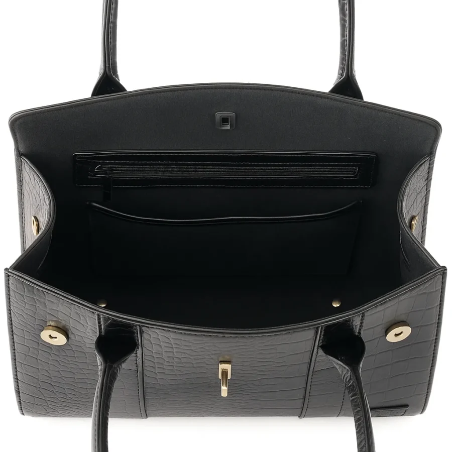 کیف زنانه دستی چرم فارل کد F820 - Image 4