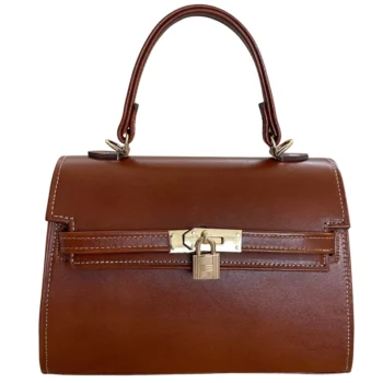 کیف دستی زنانه چرم اصل فارل طرح هرمس