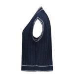 دو تیکه شومیز سفید و ژیله بافت زنانه فارل