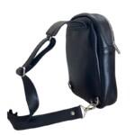 کیف کراس بادی مردانه چرم مشکی فارل