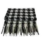 شال زنانه موهر چهار‌خانه فارل