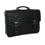 کیف اداری مردانه مشکی تمام چرم فارل کد: FMC78