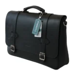 کیف اداری مردانه مشکی تمام چرم فارل کد: FMC92