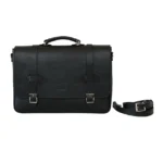 کیف اداری مردانه مشکی تمام چرم فارل کد: FMC92