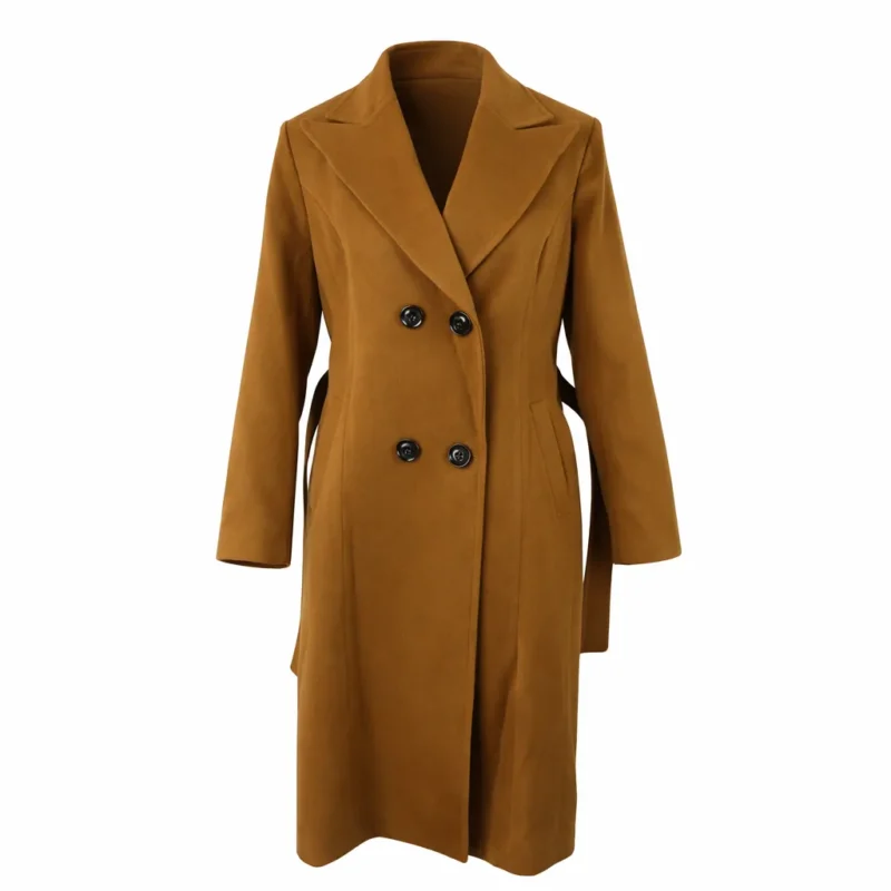 پالتو پشم بلند زنانه فارل کد FP14