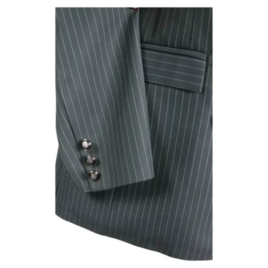 کت شلوار زنانه راه راه فارل کد: FC529 - Image 7