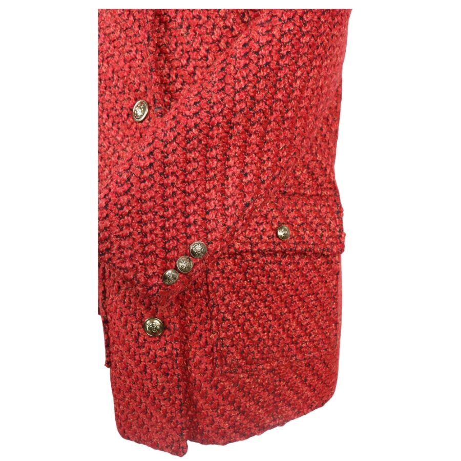 کت شانل زنانه قرمز فارل کد: FK138