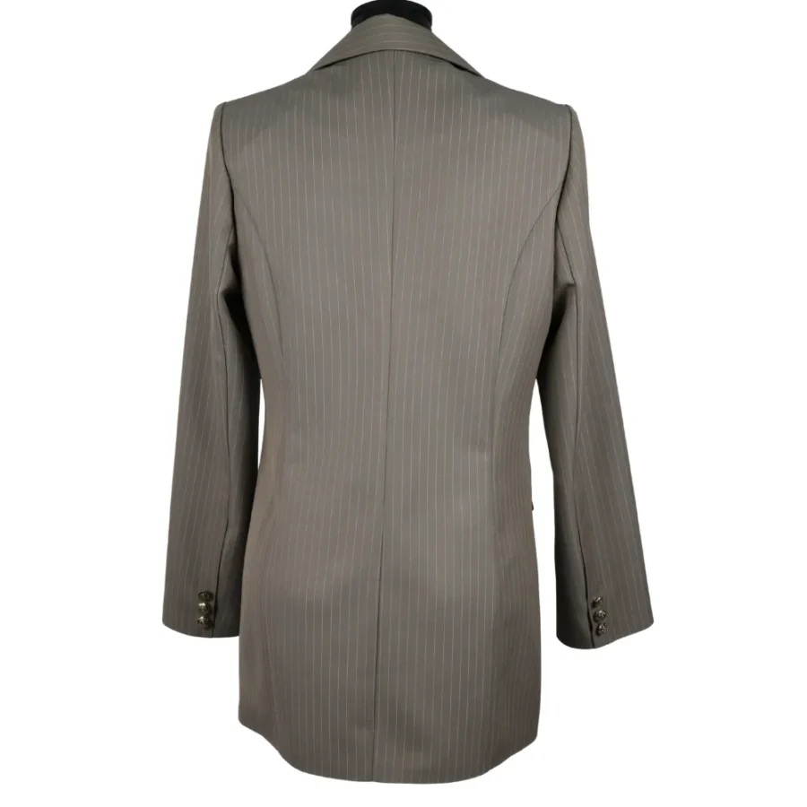 کت شلوار زنانه راه راه فارل کد: FC529 - Image 3