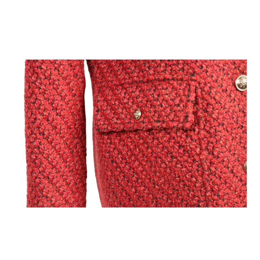 کت شانل زنانه قرمز فارل کد: FK138