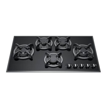 اجاق گاز رو میزی پنج شعله شیشه دو پلوپز SEZAR هومان